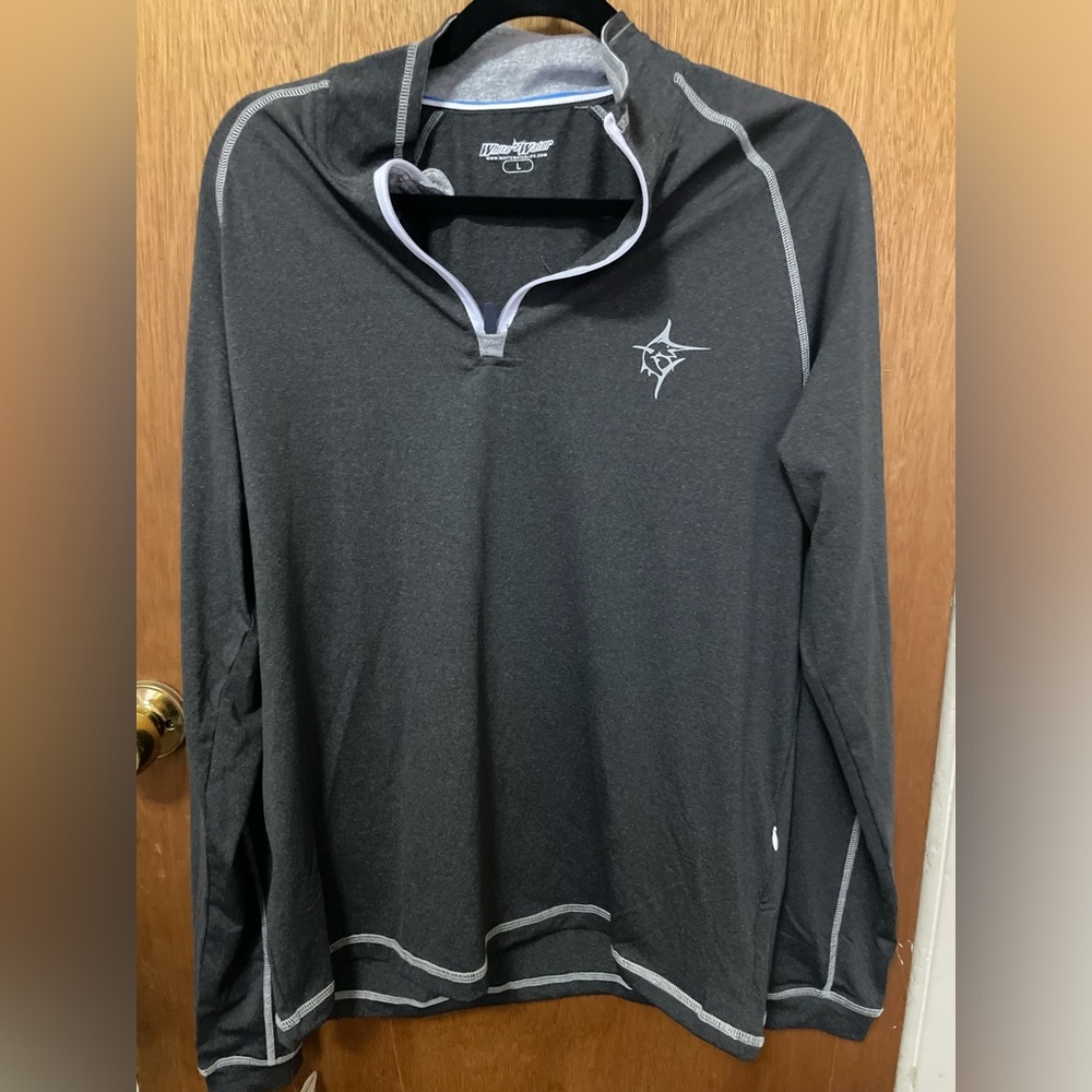 Men’s White Water long sleeve shirt. Size L. New with tags. Grey.